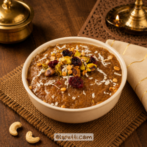 Olapetti Cashewnut Halwa rich creamy traditional Indian sweet dessert