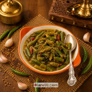 Olapetti green chilli pickle spicy homemade South Indian pickle