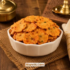 Olapetti groundnut thattai crispy peanut rice flour snack