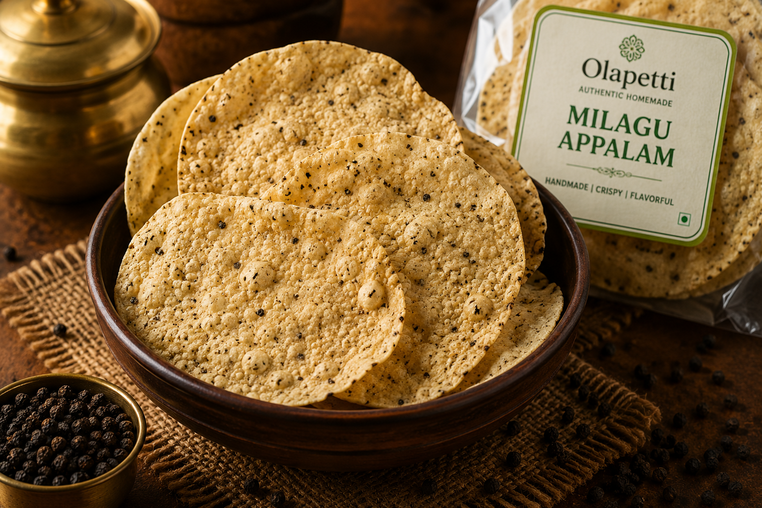 MILAGU APPALAM 200g
