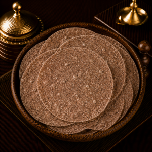 Olapetti Kallidaikurichi Ragi Appalam (Finger Millet) made in a traditional South Indian style