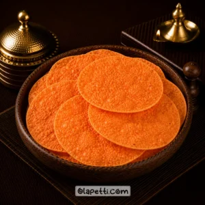 Olapetti Kallidaikurichi Tomato Appalam made in a traditional South Indian style
