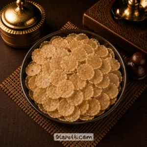 Olapetti Koozh (Kool)Vadam made in a traditional South Indian style