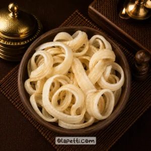 Olapetti Onion Ribbon Vadagam made in a traditional South Indian style