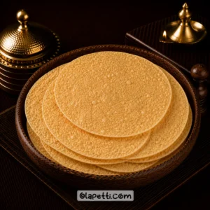 Olapetti Rettai Appalam made in a traditional South Indian style