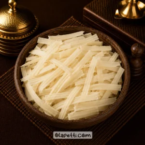 Olapetti Ribbon Vadam made in a traditional South Indian style