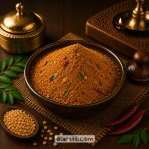 Olapetti Tirunelveli Special Sambar Powder made in a traditional South Indian style