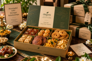Corporate gift boxes with traditional Tamil Nadu sweets and snacks