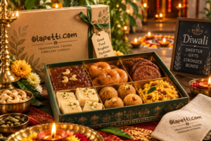 Traditional Tamil Nadu sweet gift box for Diwali