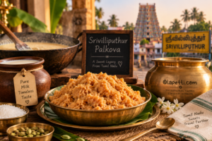 Traditional Srivilliputhur Palkova Tamil Nadu milk sweet