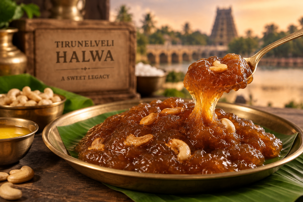 Tirunelveli ghee halwa, a traditional Tamil Nadu sweet